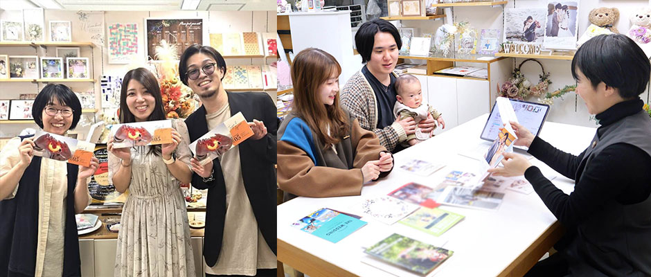 お客様との写真