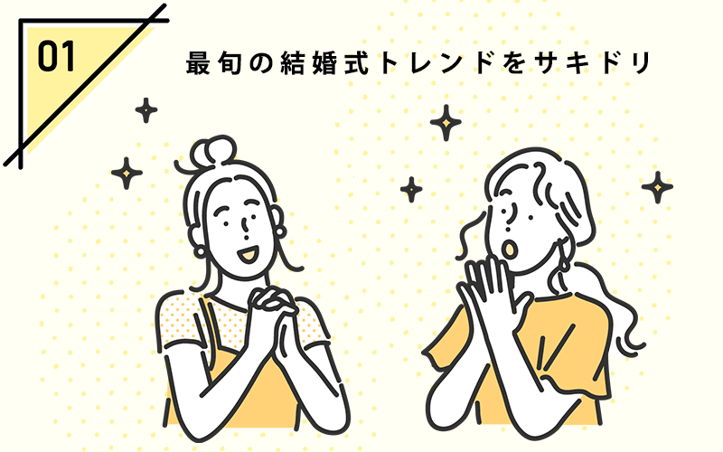 おしゃれな結婚式席次表
