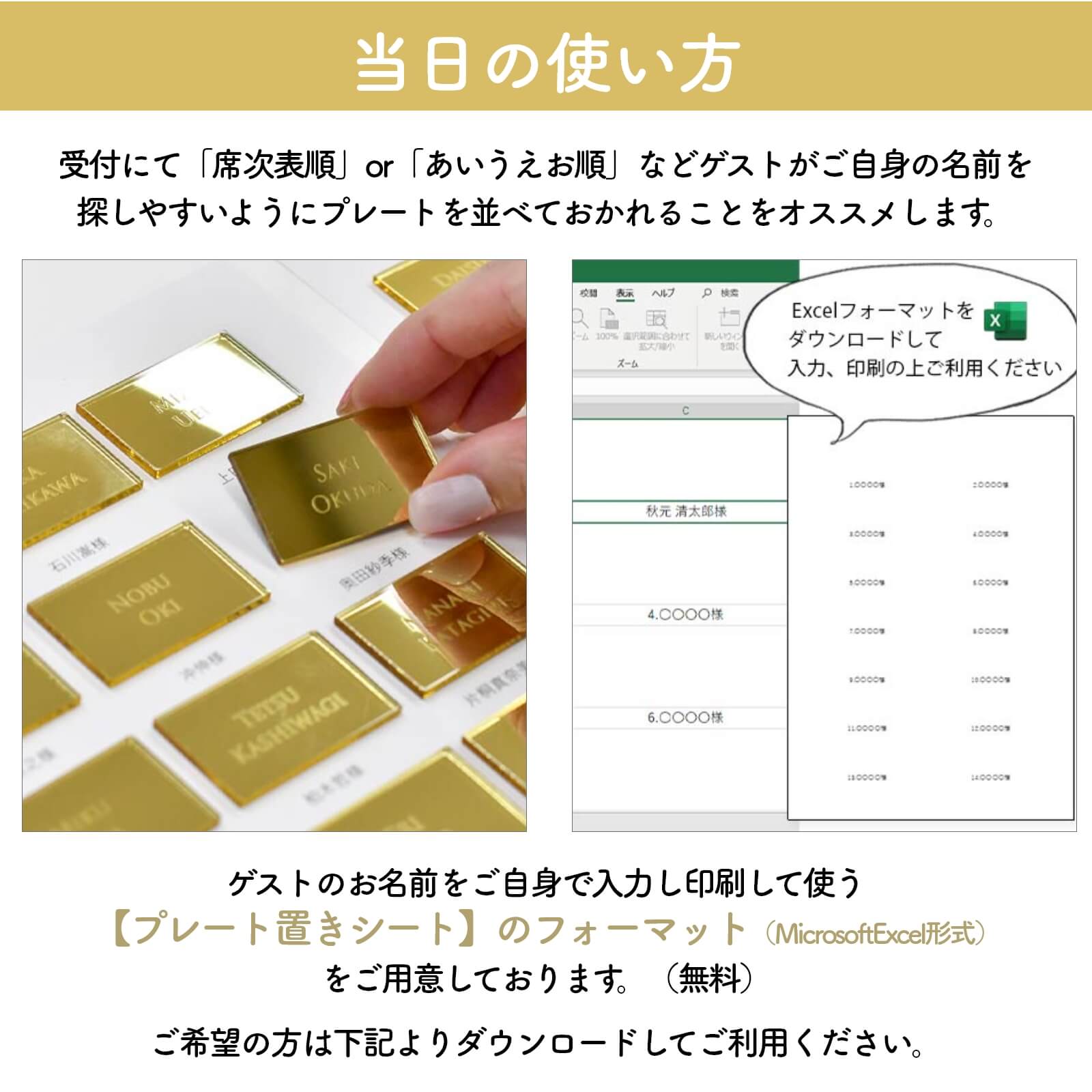 当日の使い方