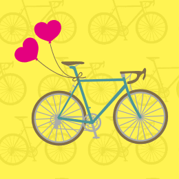 自転車競技ロードレースの結婚式アイテム