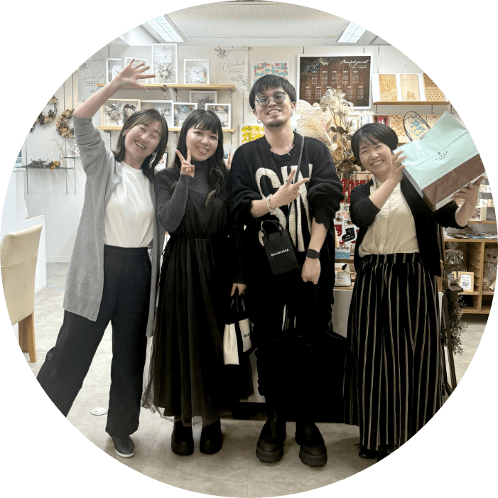 インタビューE様とファルベスタッフ