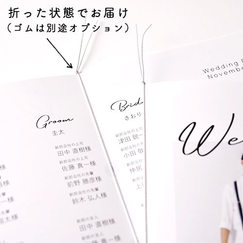 折込印刷（ゴム綴じ）