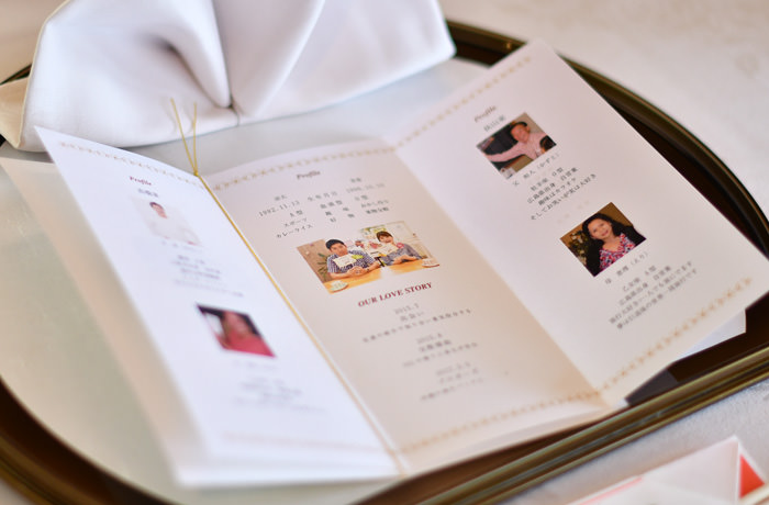しおり用のテンプレートもご用意