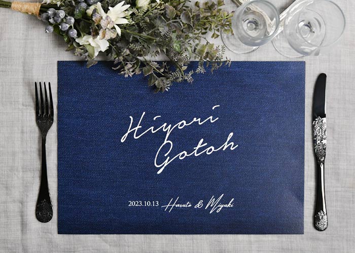 結婚式席札
