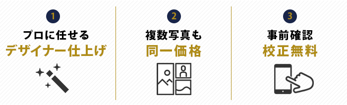 ファルベ年賀状の特長