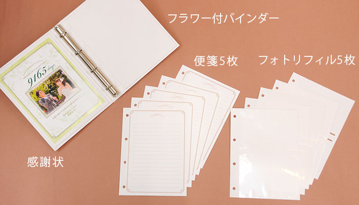 ブライズセット、お届けのセット内容