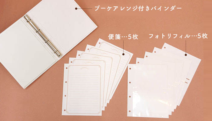 花嫁の手紙「ブーケ」お届けの内容