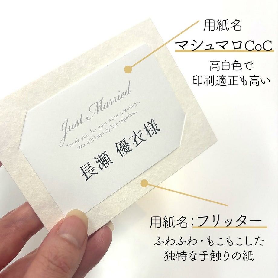 紙の説明