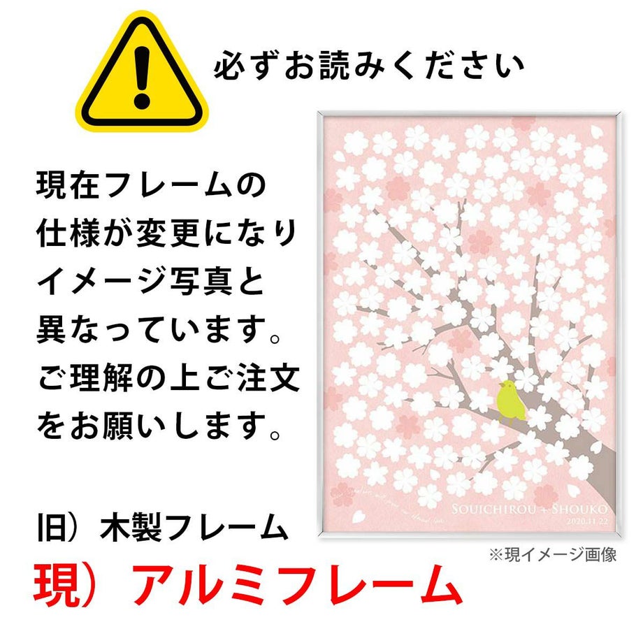 ご注意ください！フレームの仕様変更