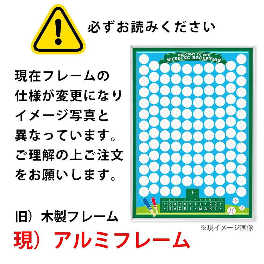 ご注意ください！フレームの仕様変更