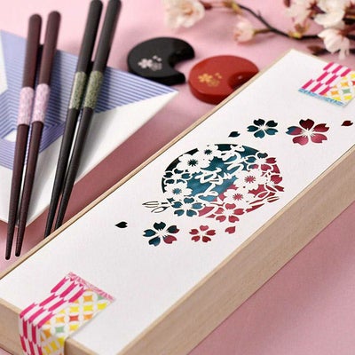 ウェディングにぴったりの縁起のいい夫婦箸の贈り物
