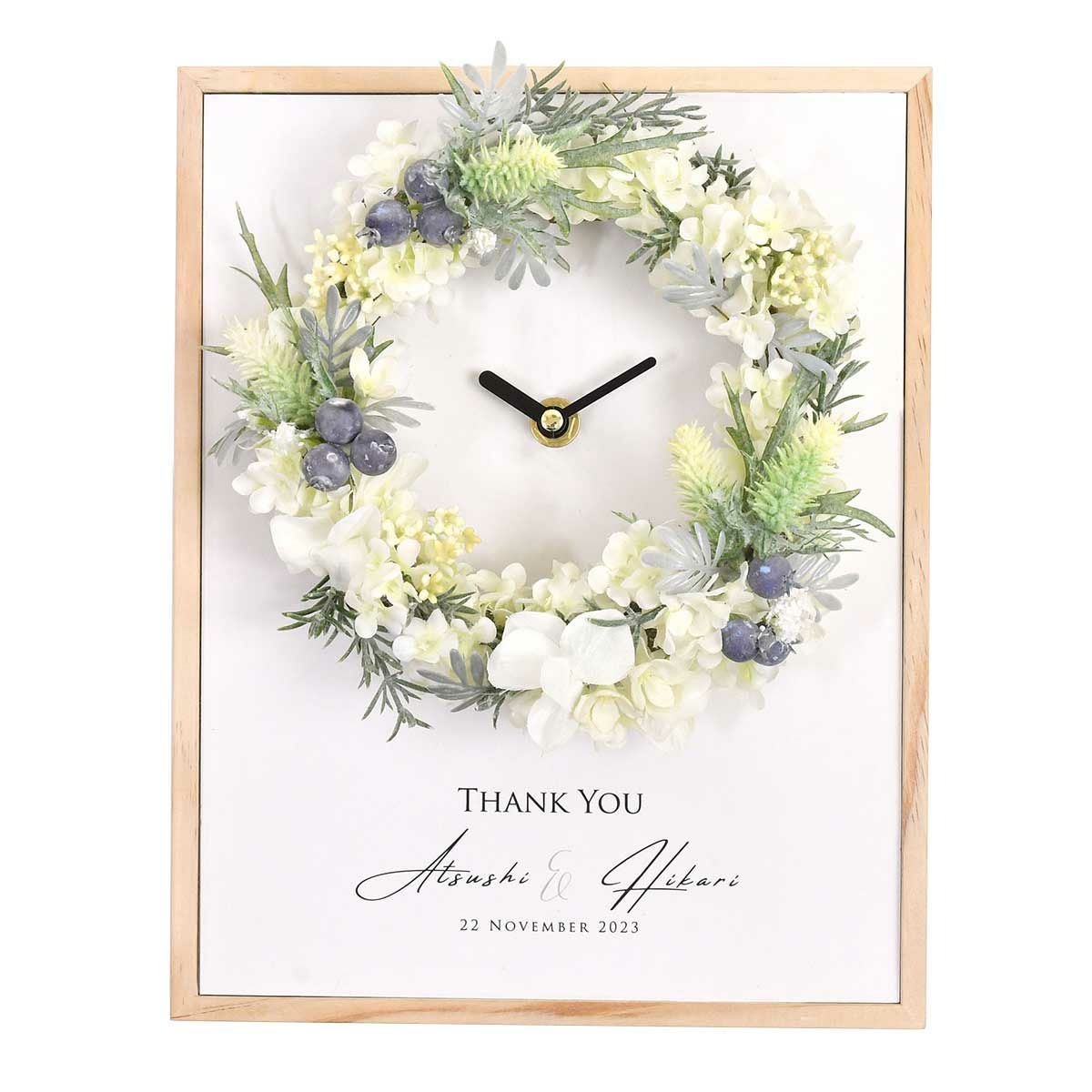 アーティフィシャルフラワーのリースアレンジ「ホワイト」