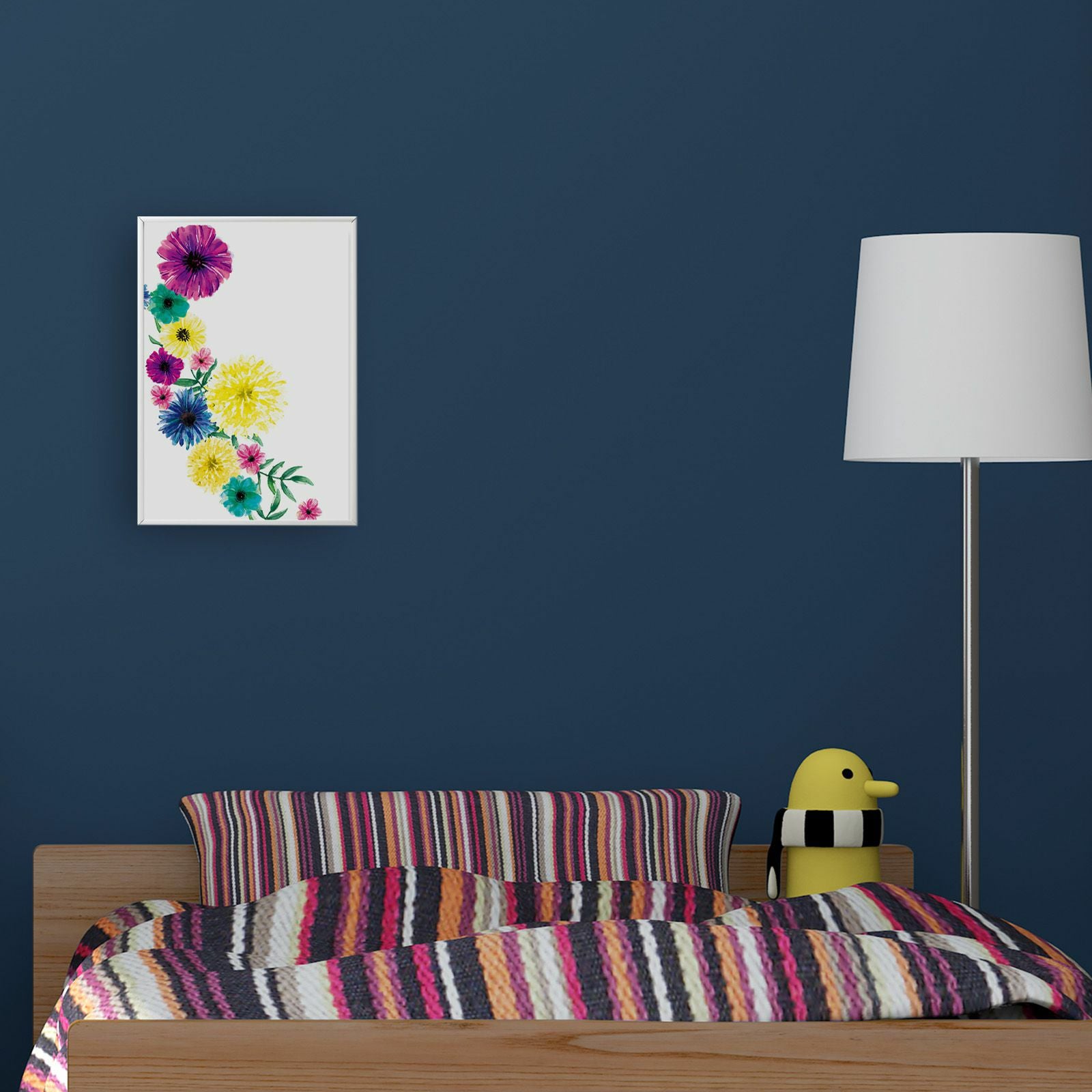 カラフルなフラワーのポスター