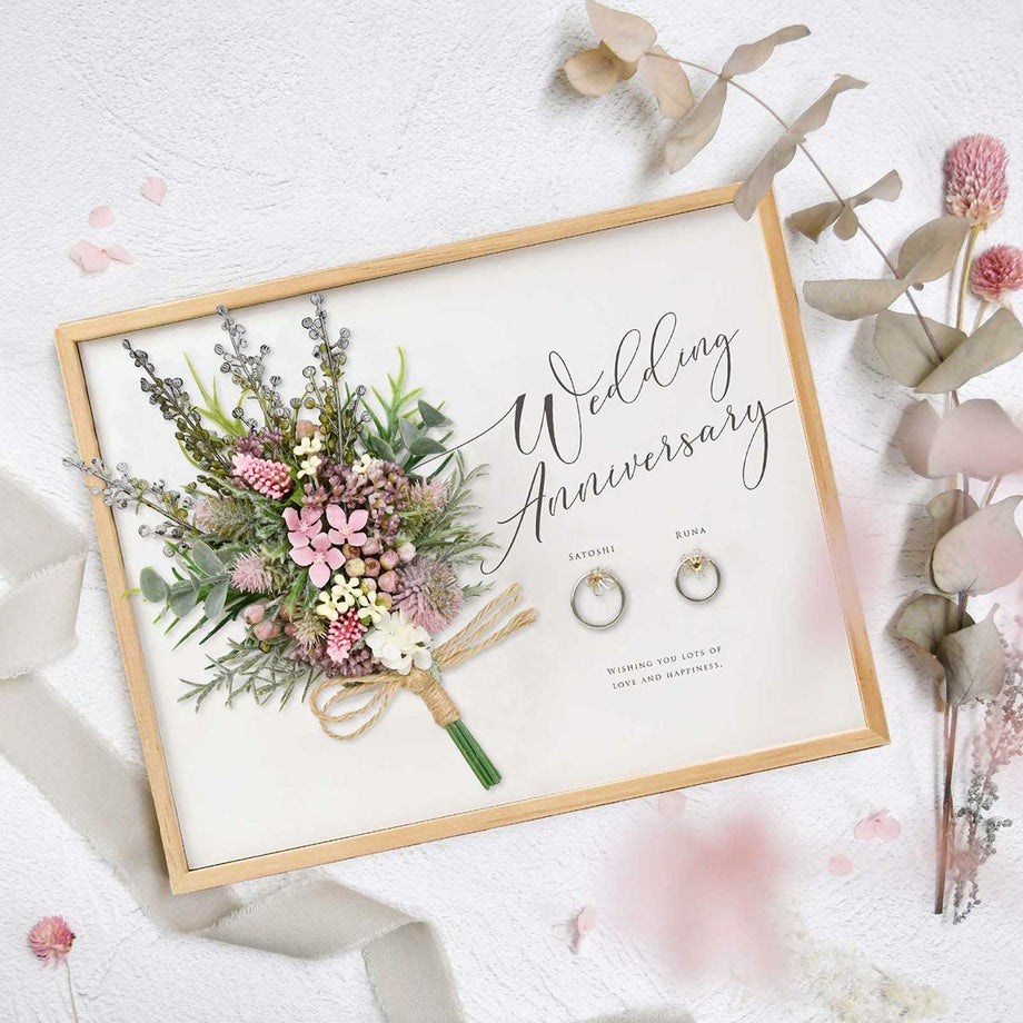 親から子へのサプライズプレゼント結婚指輪スタンド