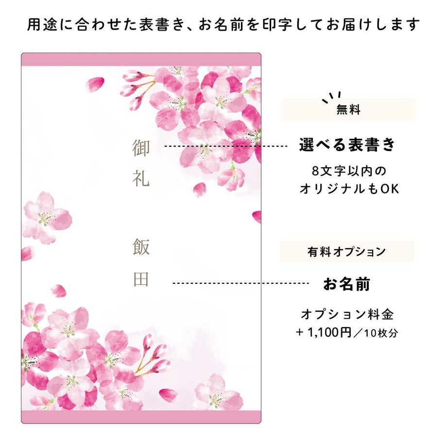 表書き名入れ対応のカタログギフト