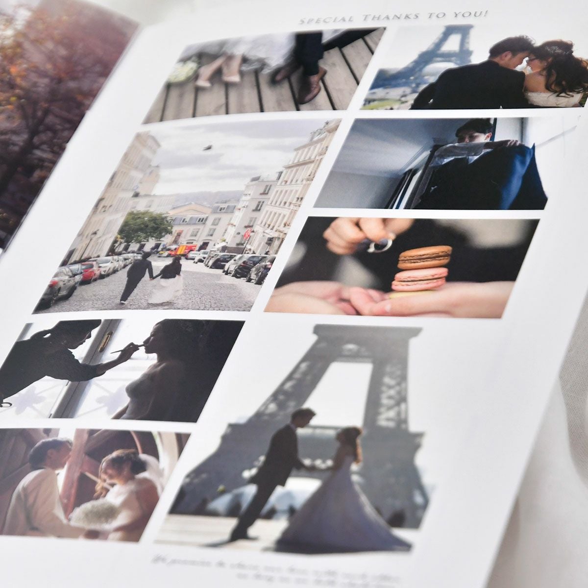 最高級の印刷機と、最適な用紙で美しい仕上がりのプロフィールブック