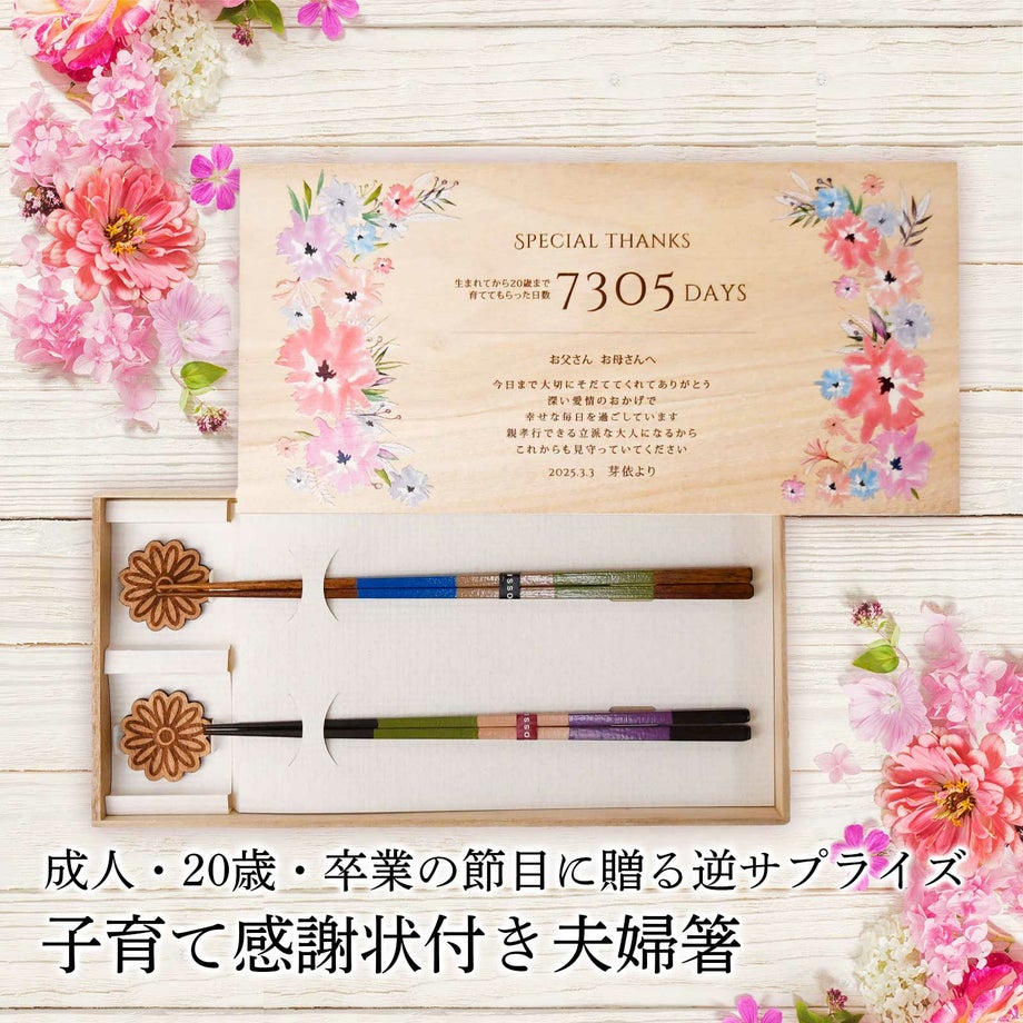 成人・20歳・卒業の節目に贈る逆サプライズ