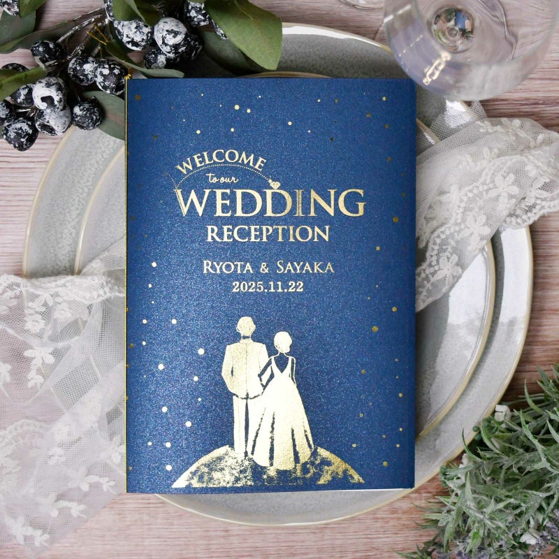 ロマンチックなナイトウェディングの結婚式にぴったりな席次表