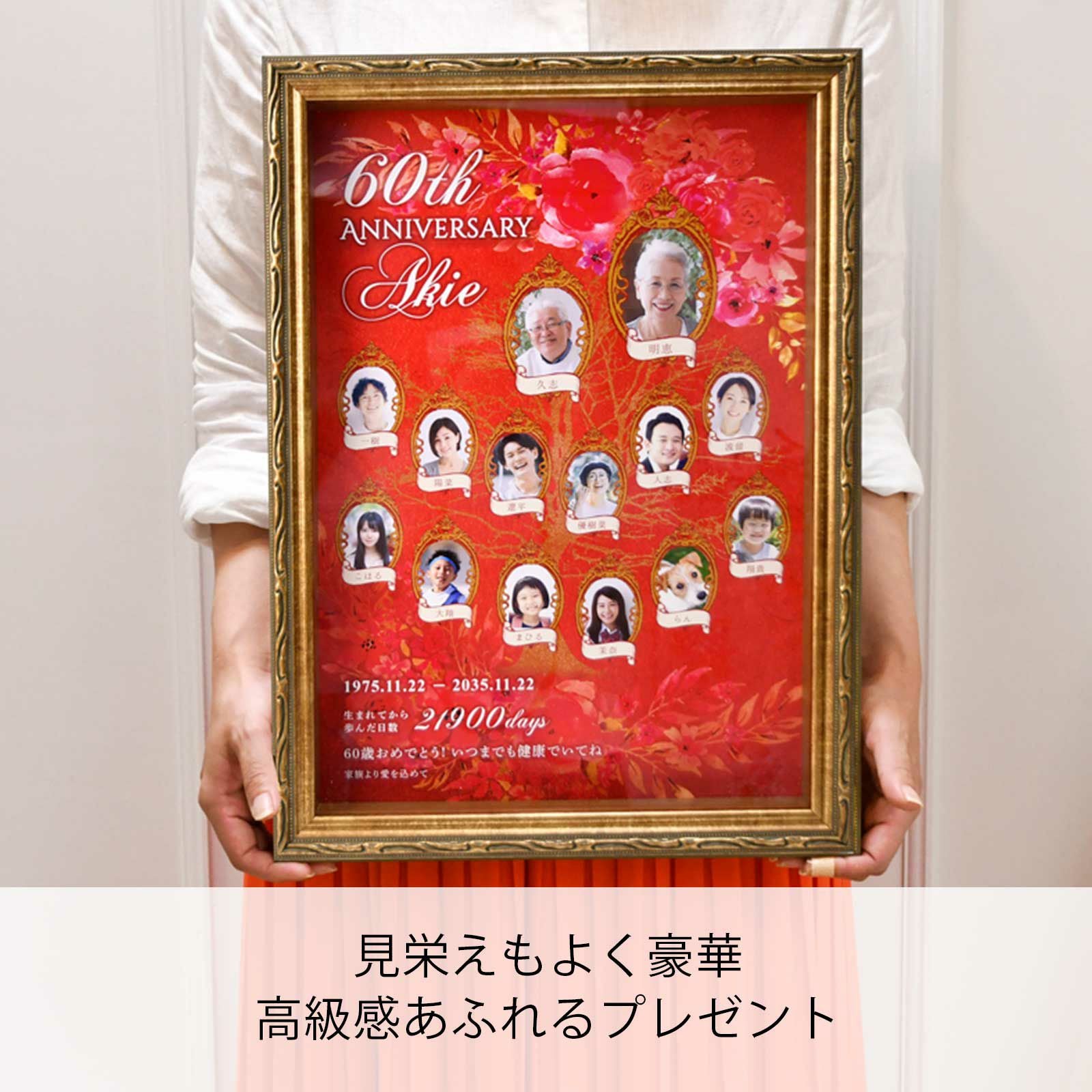 見た目も豪華渡す時の見栄 えもバッチリ高級感あふれるアイテム