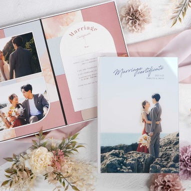 アクリルフォト表紙結婚証明書