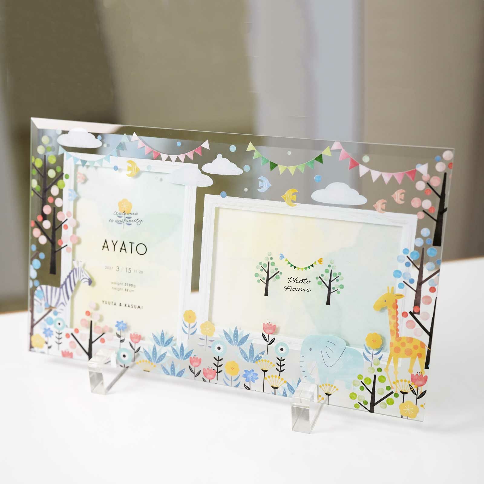 耐久性に優れたギフトガラスフォトフレーム