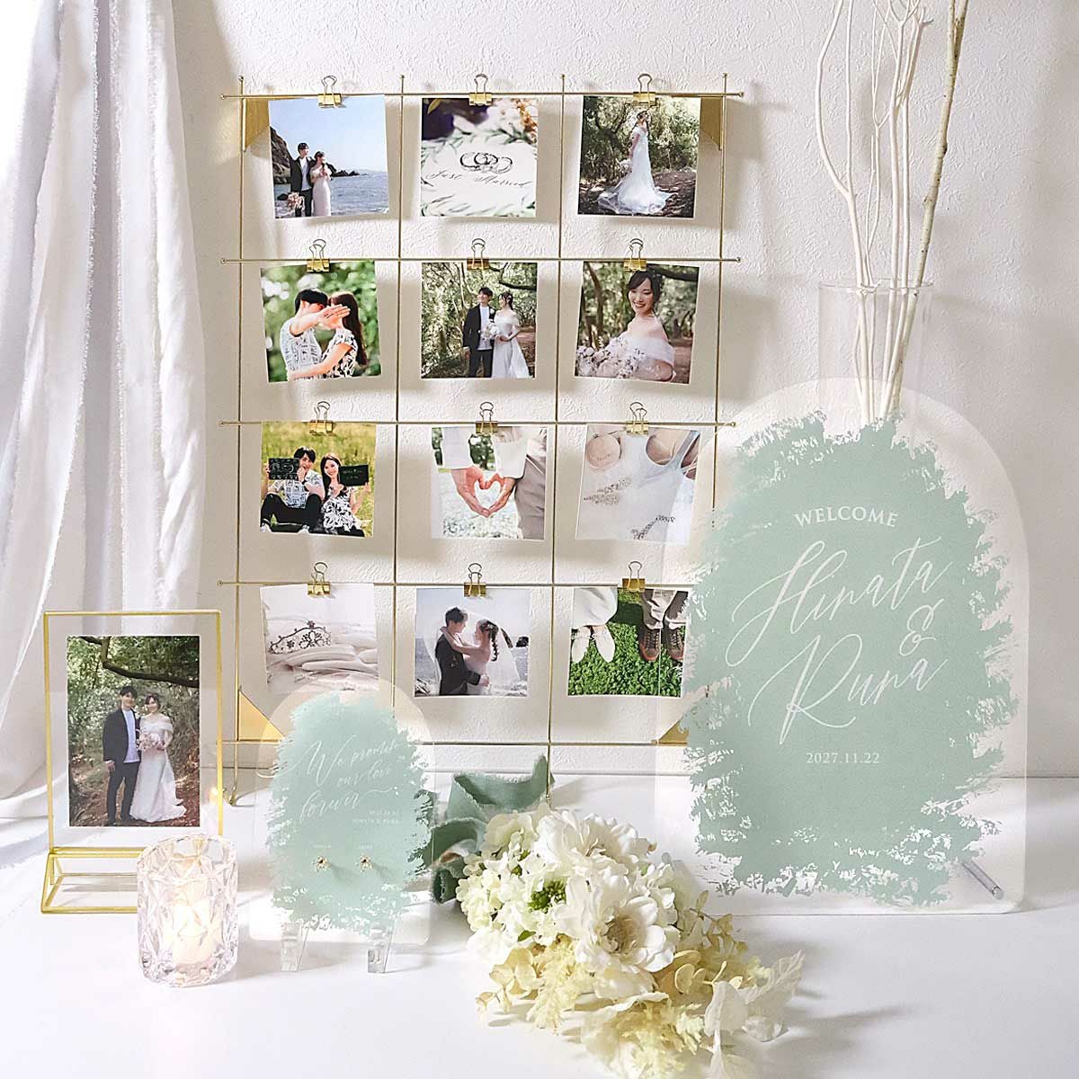 6点》ウェルカムスペースセット「ティント グリーン」（ウェルカム