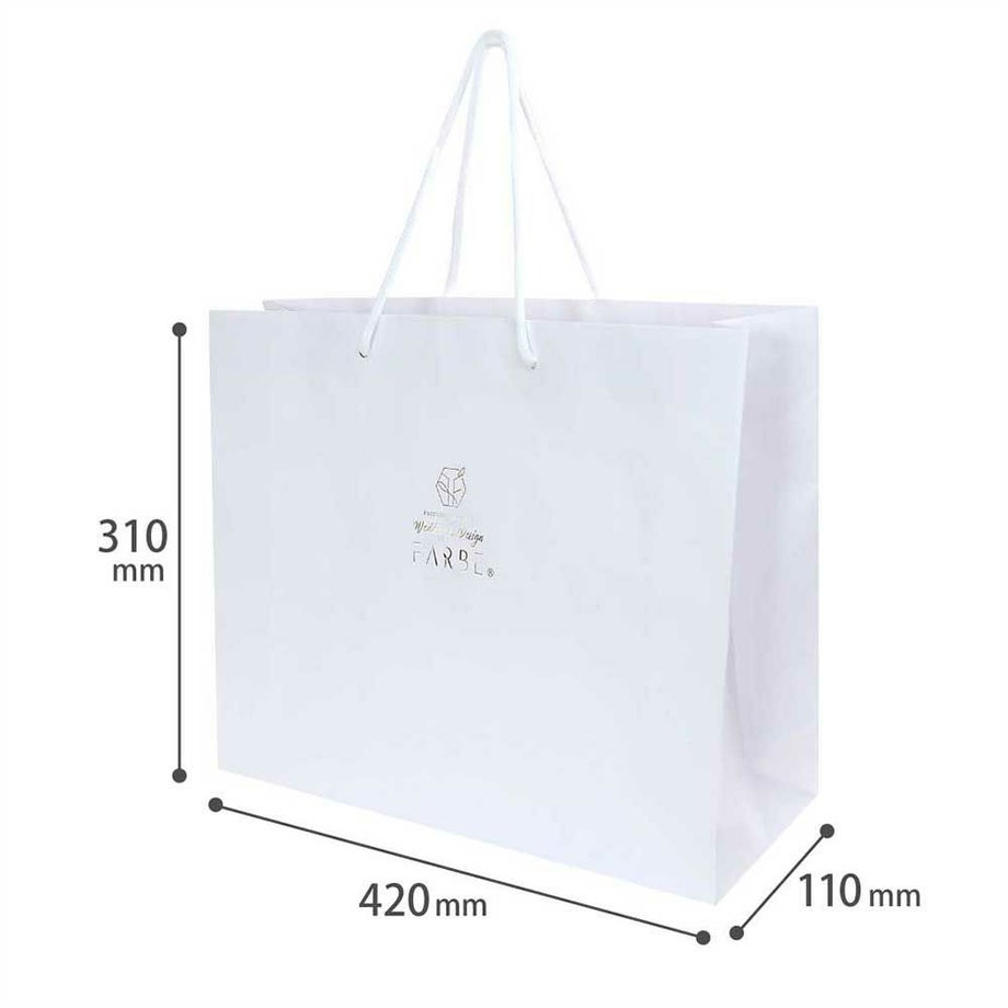 ギフト持ち帰り用手提げ紙袋サイズ