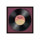 アナログヴィンテージ風レコード結婚証明書カラー6色／紫