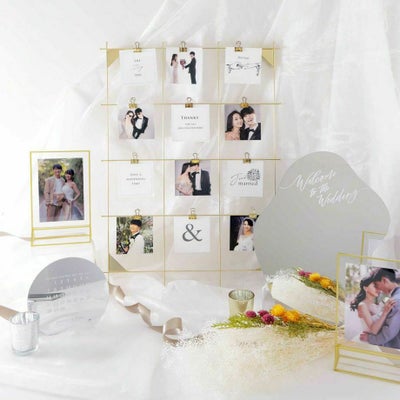 ミラーウェルカムボード付きウェルカムスペースセット