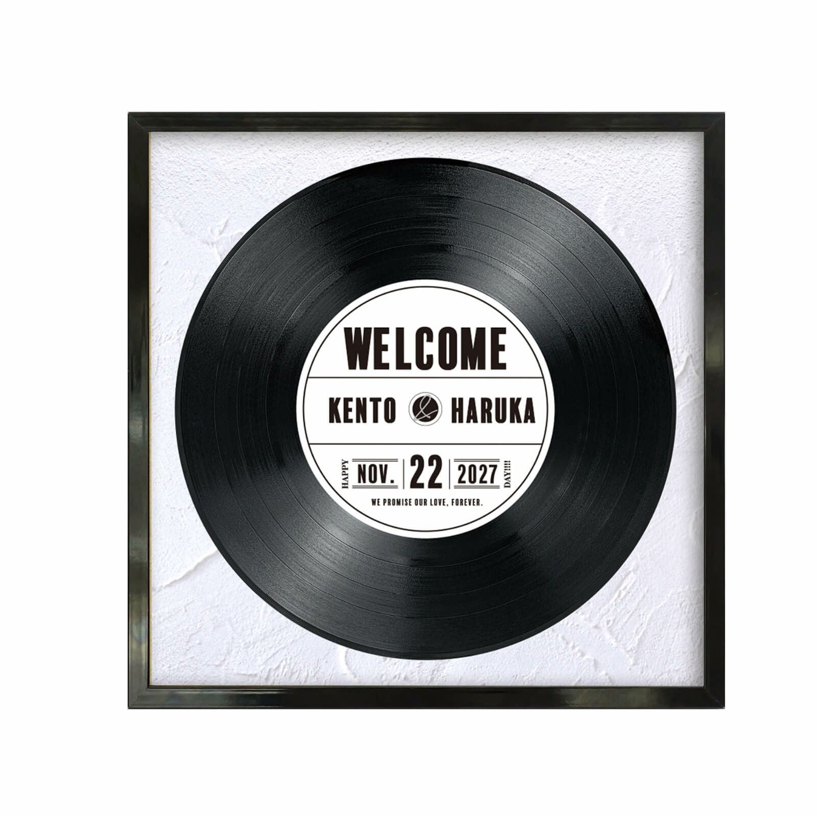レコードイラストウェルカムボード選選べる6デザイン／モノ