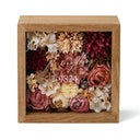 モーヴピンクのフラワーボックス