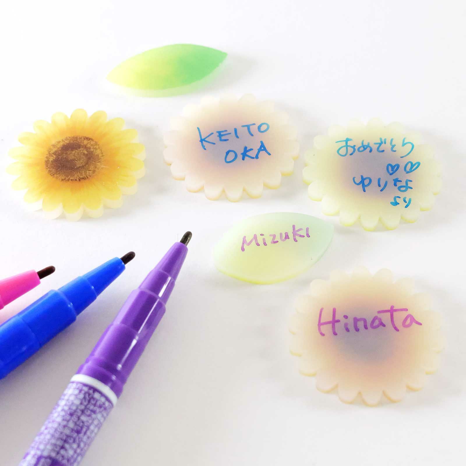 カラーペンを使えばさらにキュートにしあがります