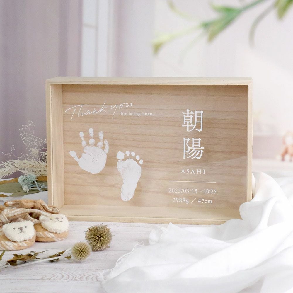 命名書とメモリアルボックス1つで2つの役割を果たすスグレモノ