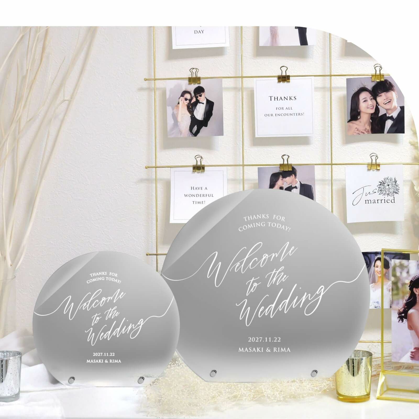 どちらも挙式後飾りやすい