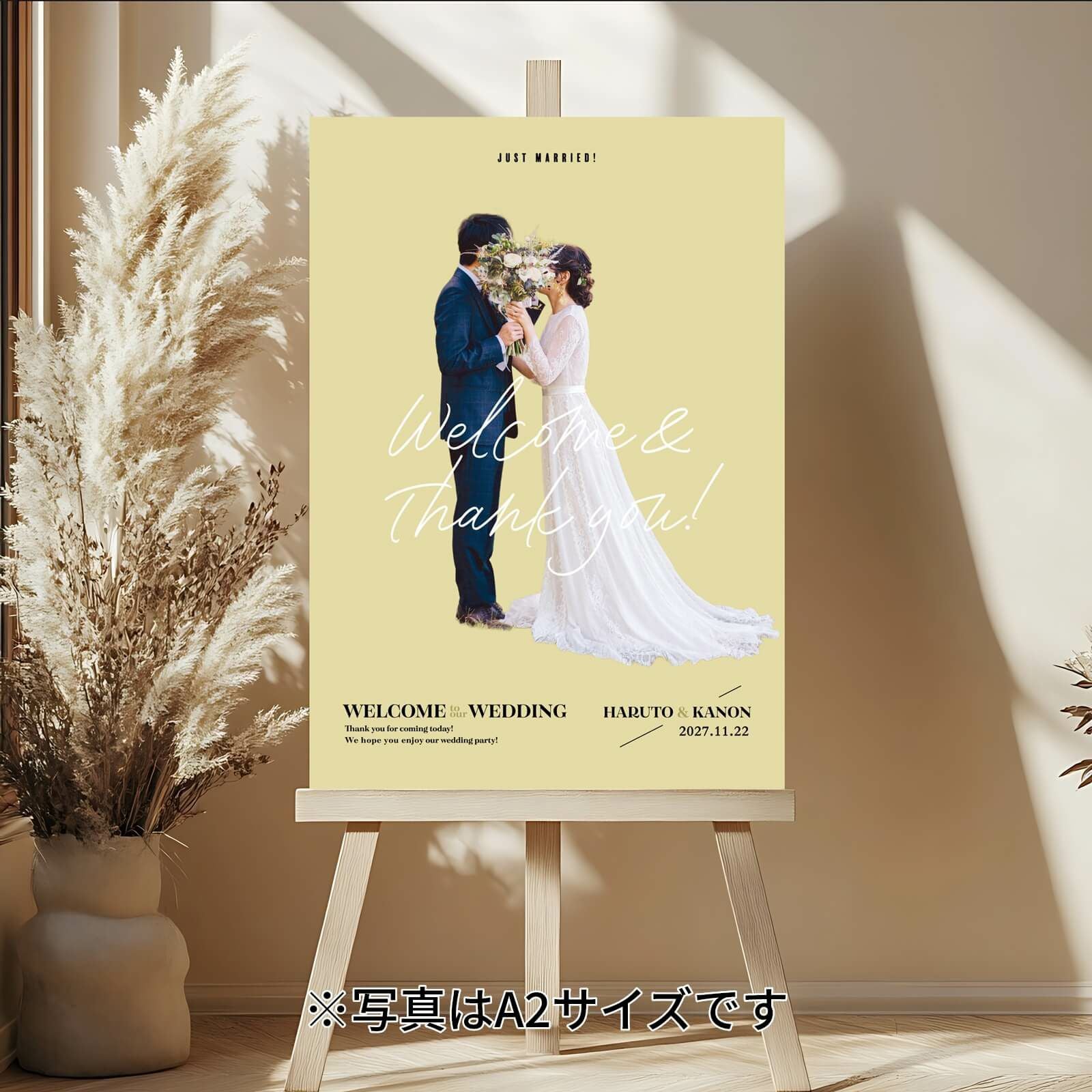 フォトパネル写真ウェルカムボード