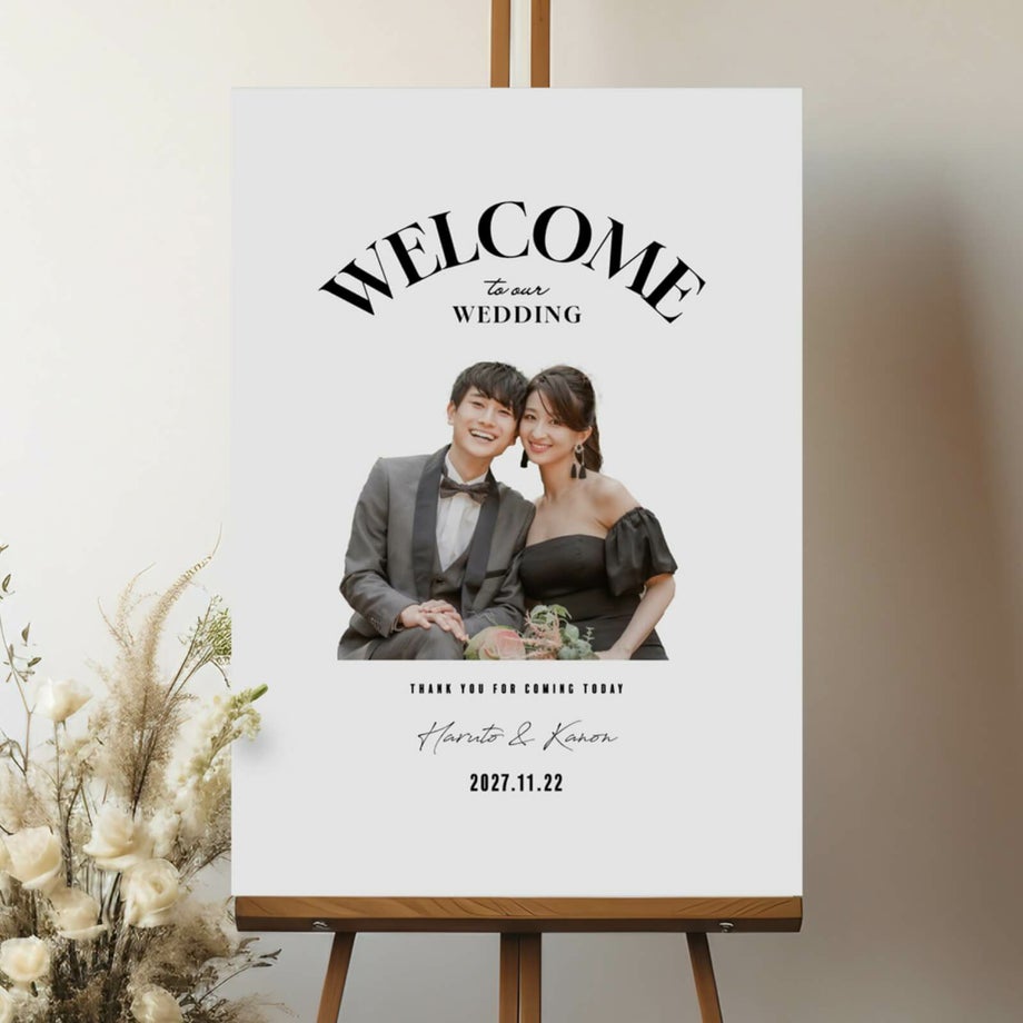 プロに任せるデザイナーズフォトウェルカムボード