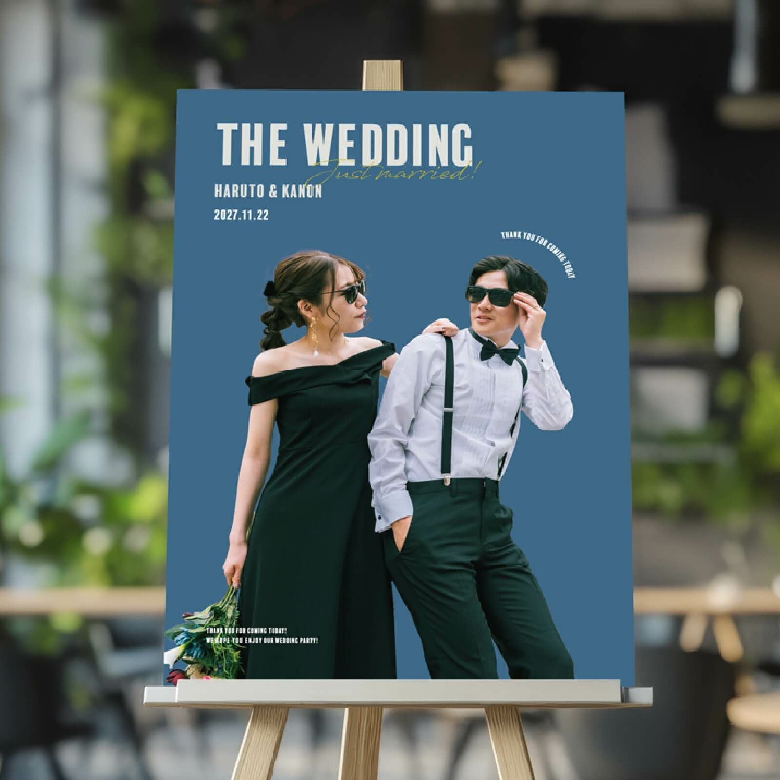 プロに任せるデザイナーズフォトウェルカムボード