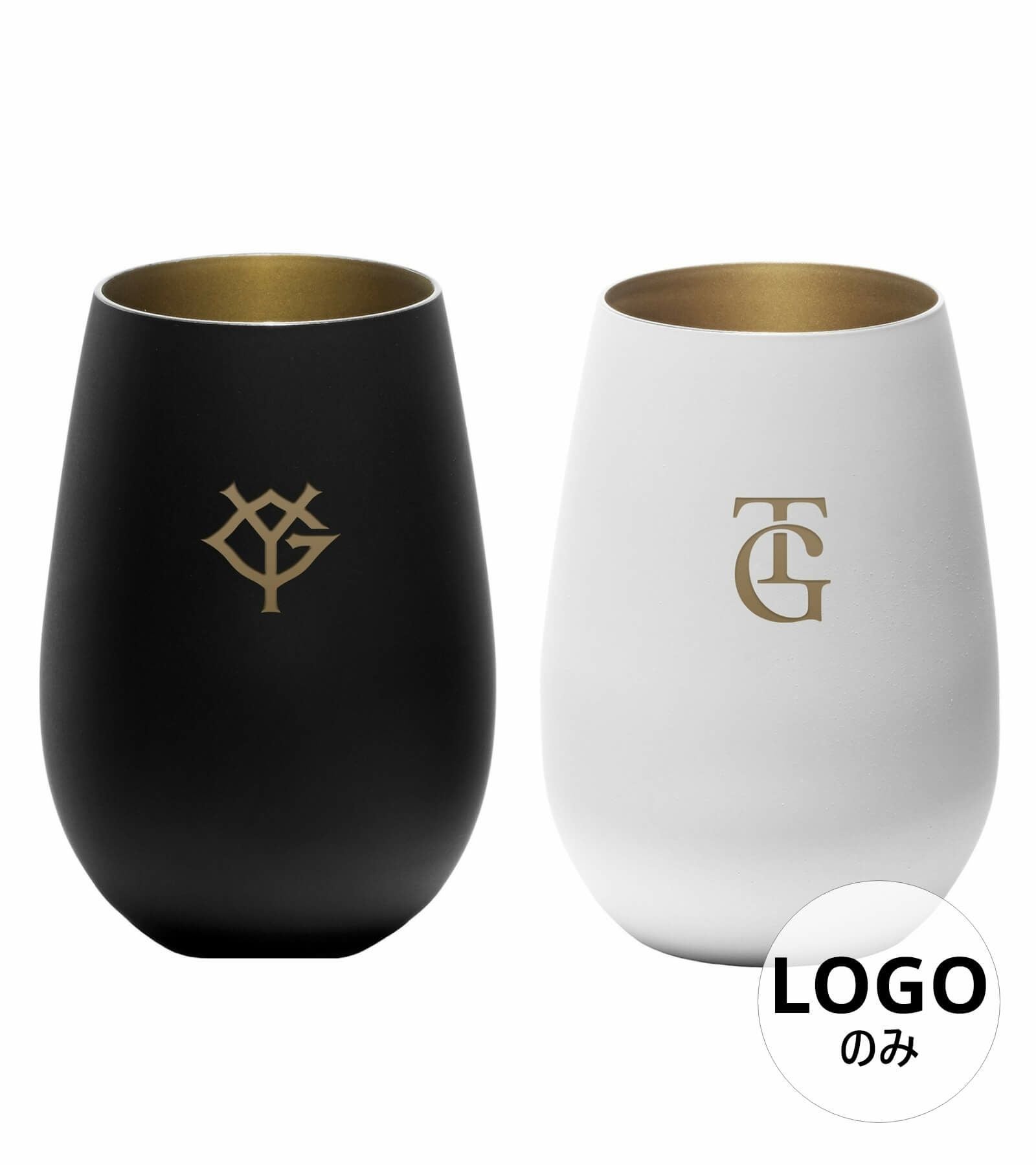 読売ジャイアンツYGデザインとTGデザインのみ彫刻したタンブラー