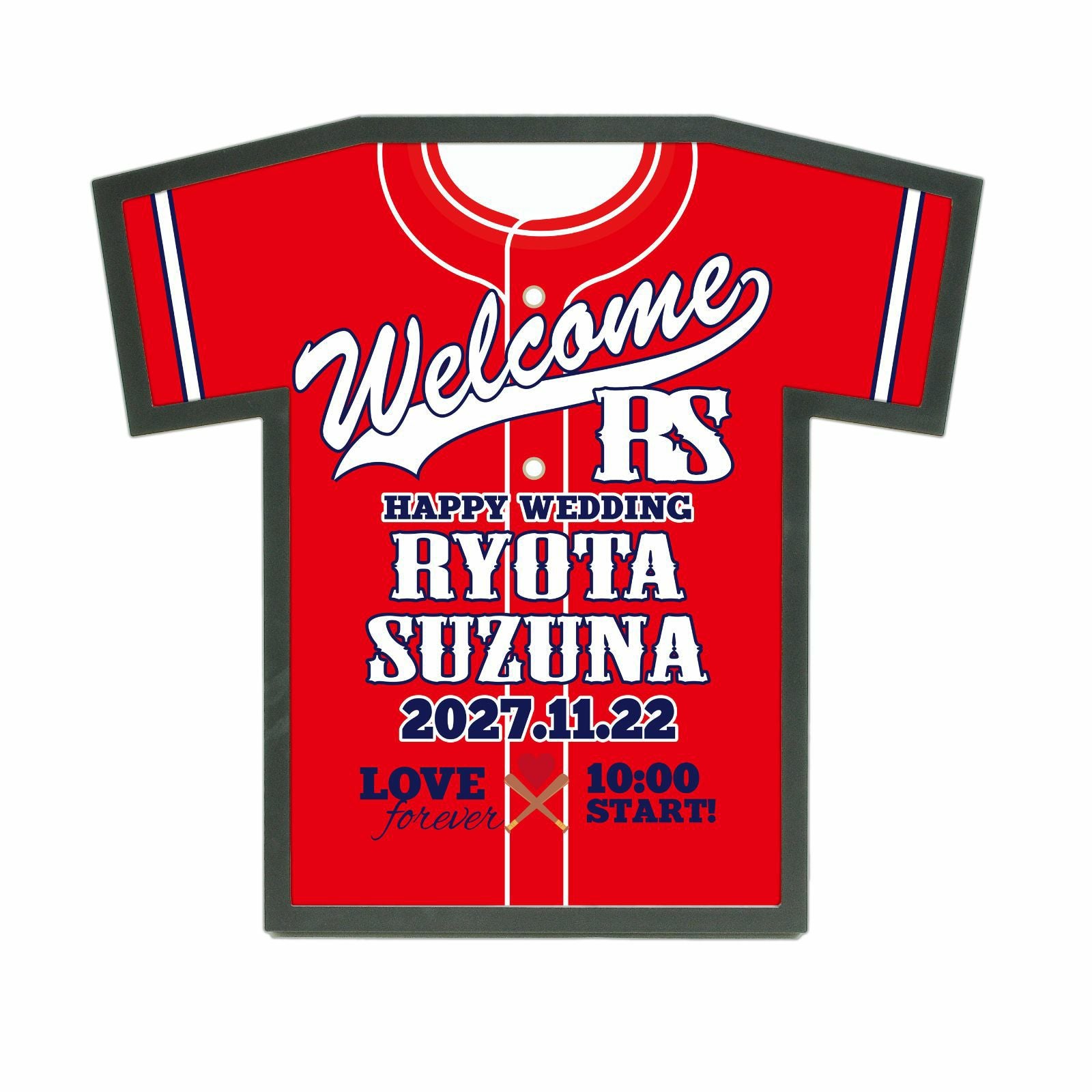 カープユニフォーム風デザイン