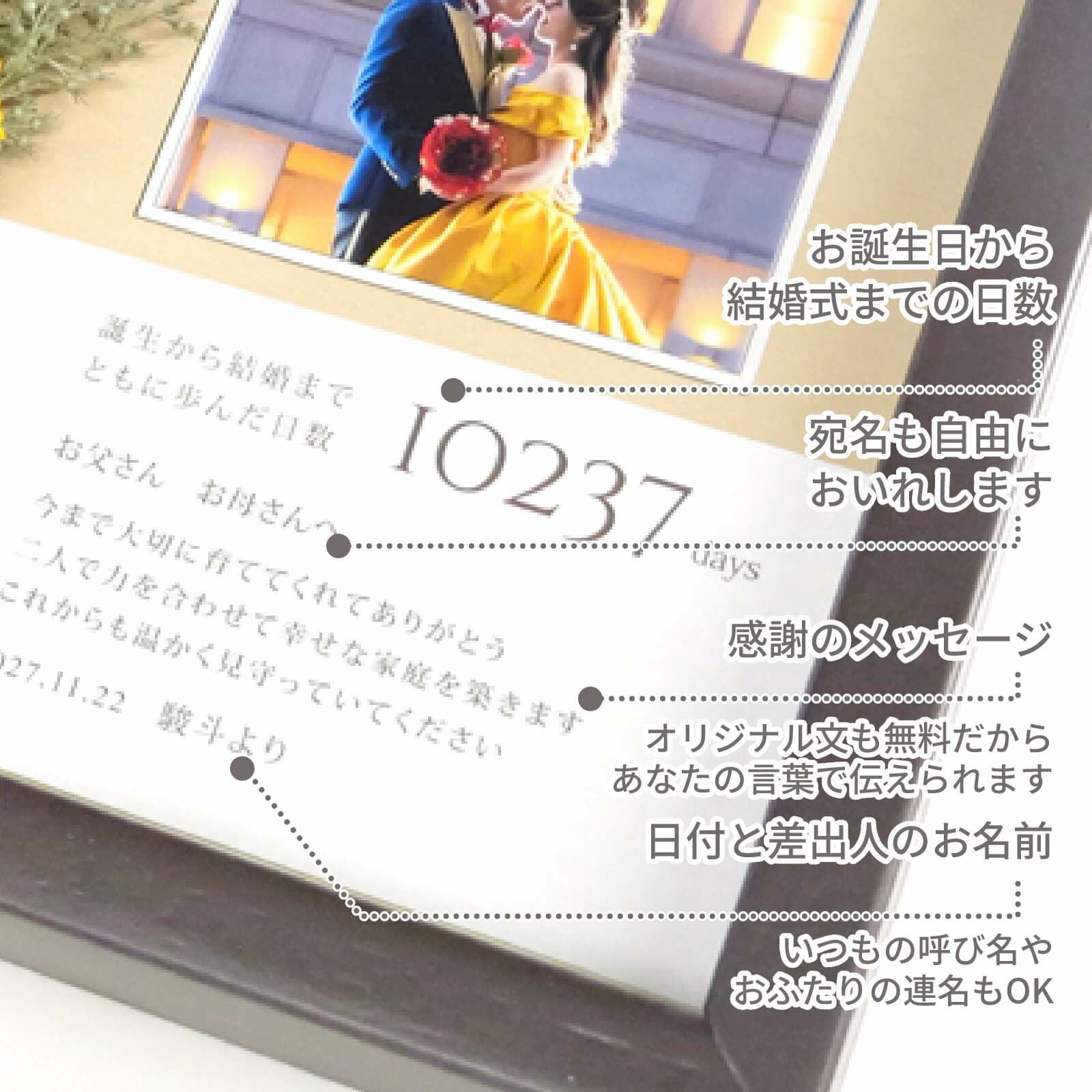 感謝状の名入れ項目