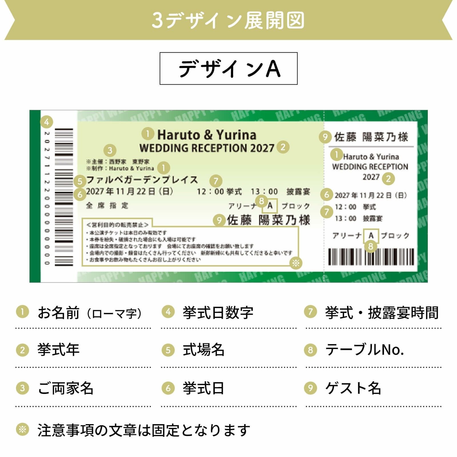 3デザイン展開デザインA