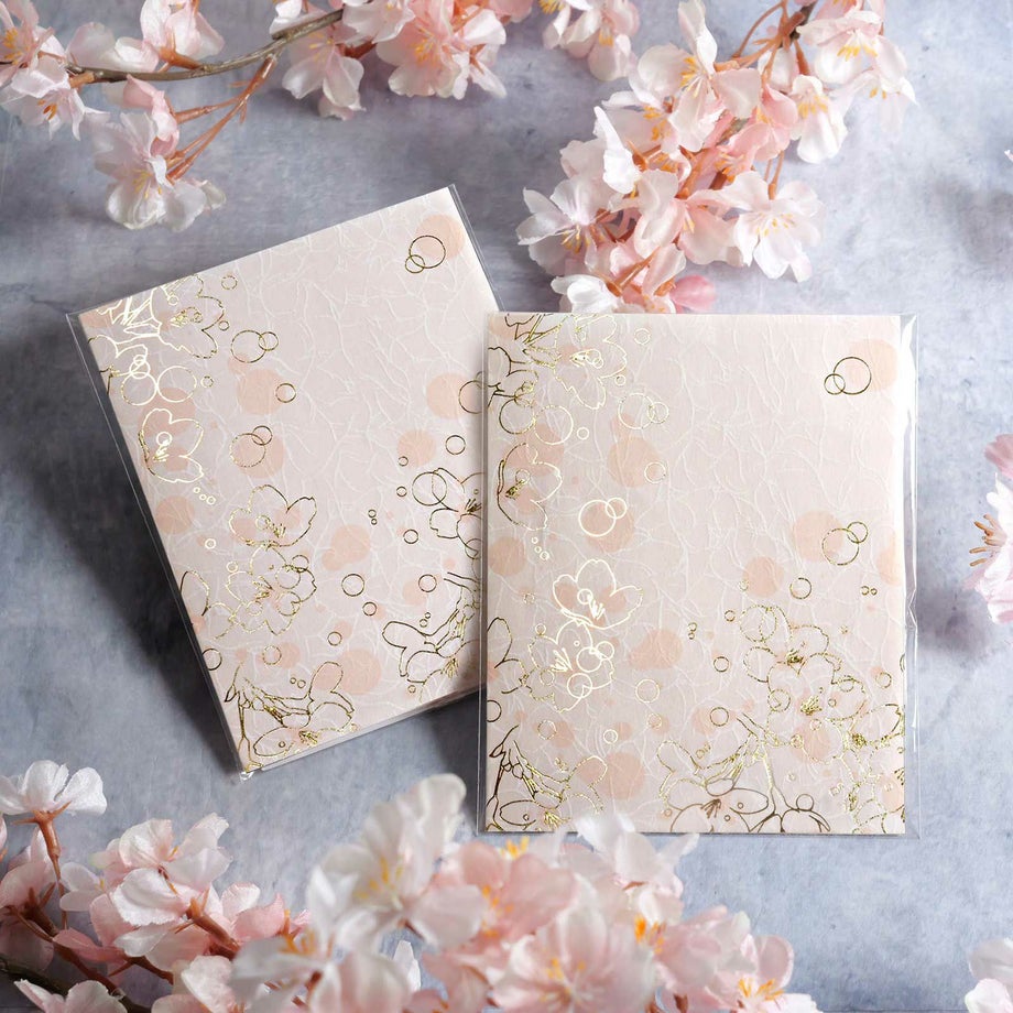 春の挙式にぴったりな桜のデザイン