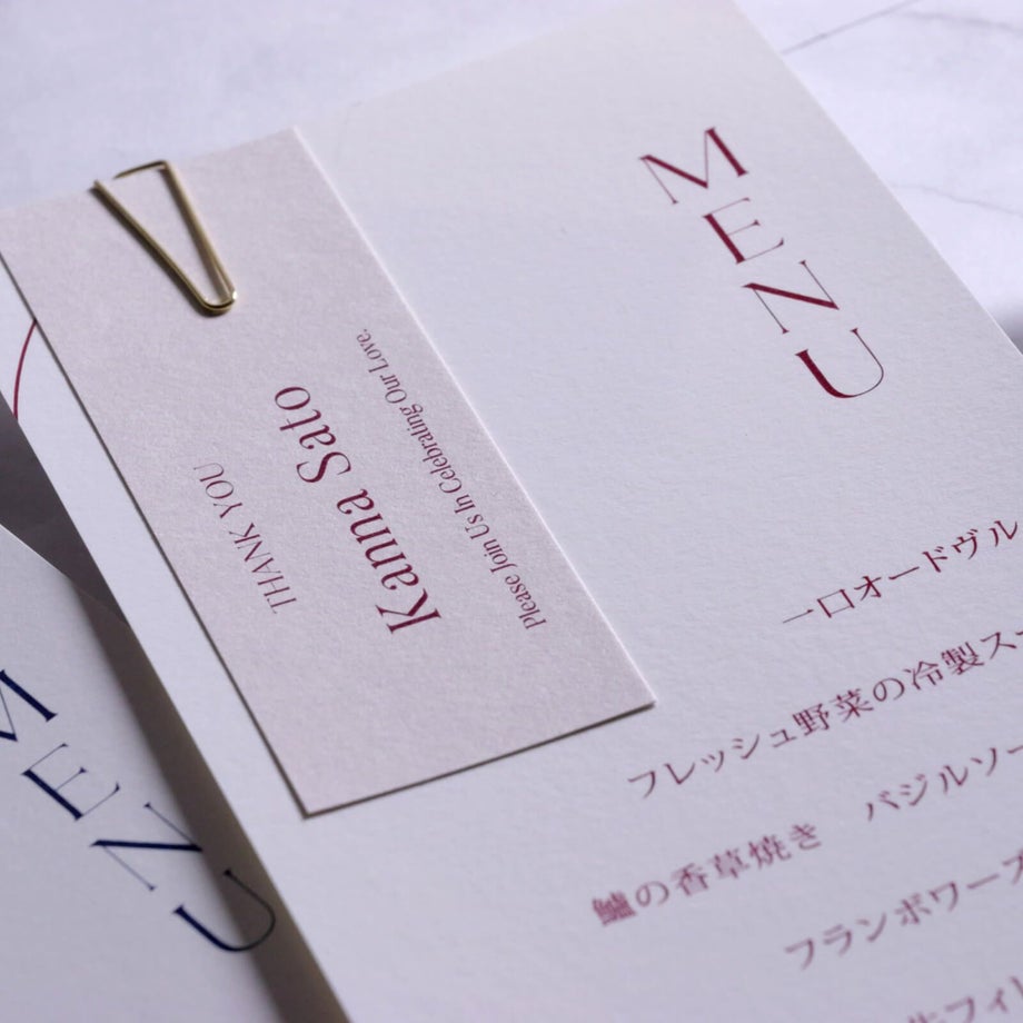 トレンド感のある クリップ使いが映える一品