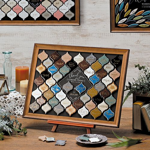 ランタン型のウェルカムタイルボード