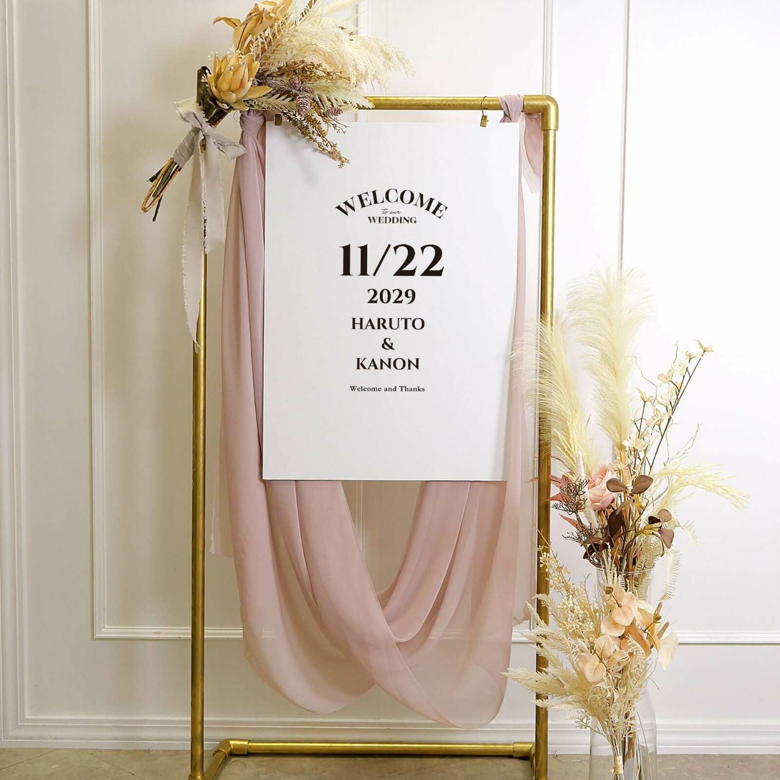 ベストサイズはどれ？ウェルカムボードのサイズ徹底検証