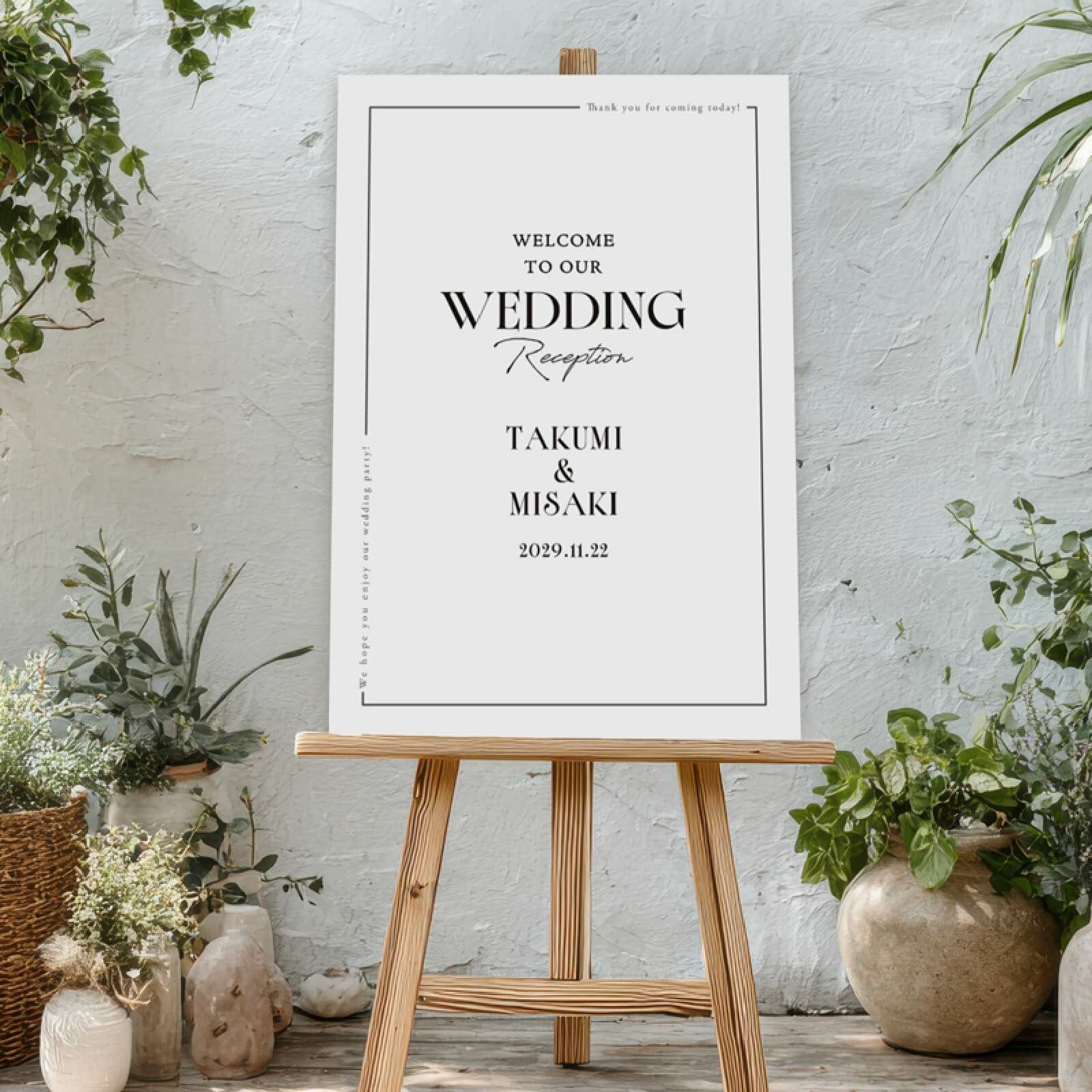 空間のメインウェルカムボードとしても