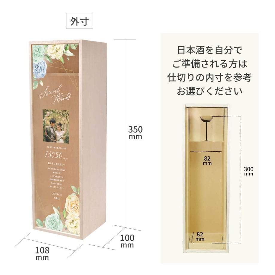 日本酒木箱サイズについて