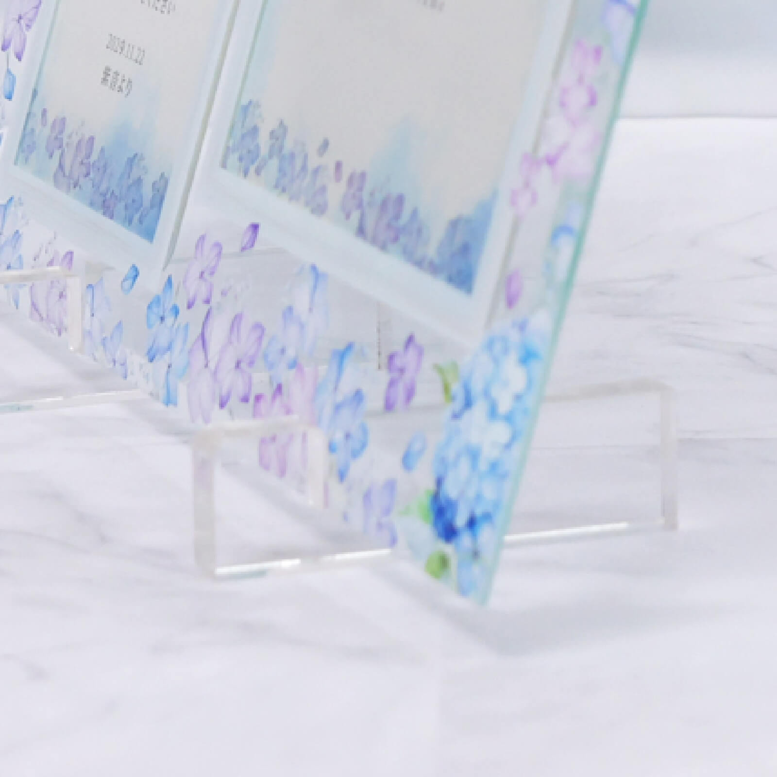 アクリルスタンド付きガラスフォトフレーム