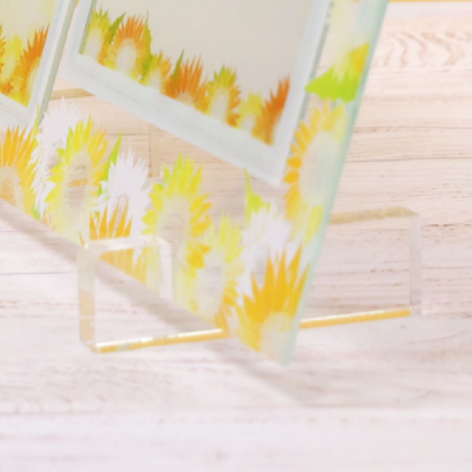 アクリルスタンド付きガラスフォトフレーム