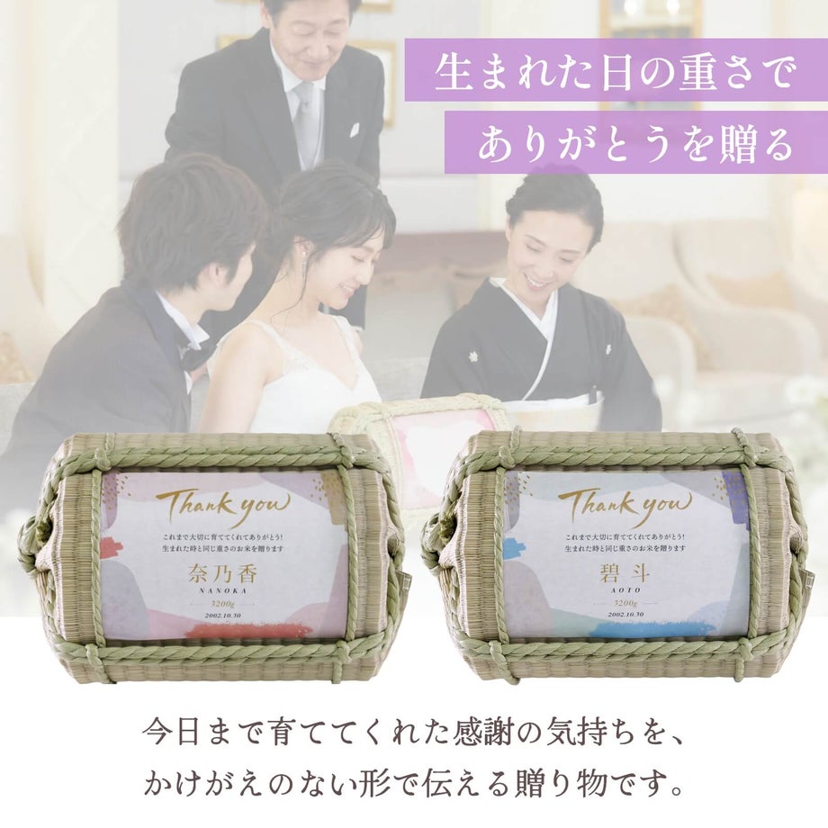 今日まで育ててくれた感謝の気持ちをかけがえのない形で伝える贈り物